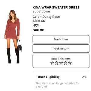 Super Down sweater dress- barely worn